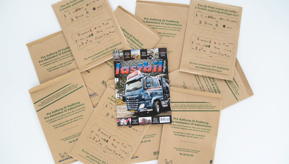 GigantPrint - Getting rid of the hassle and ensuring a more environmentally friendly magazine wrapping – a win-win situation for Danske Transport Medier